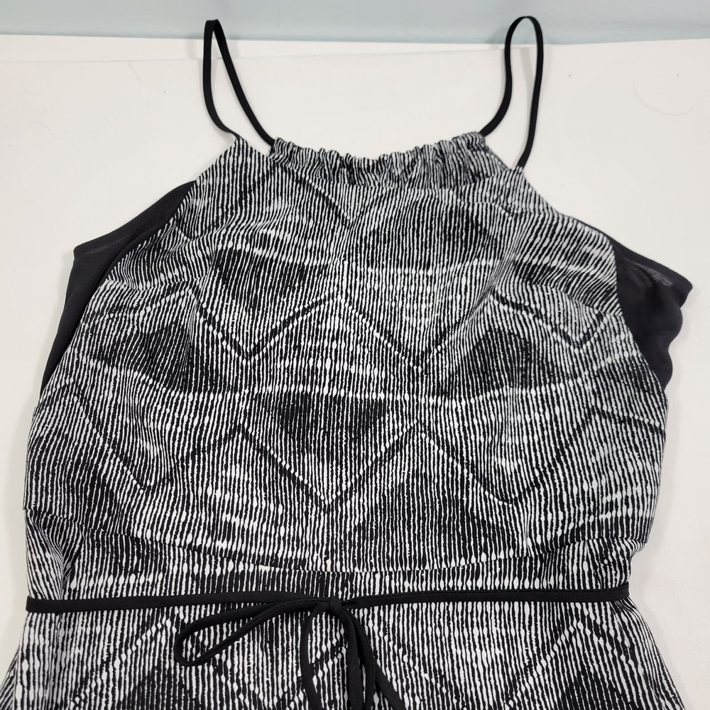 Barney's New York Women's Midi Black Diamond Print Dress Size 6  52522-0546 - Picture 6 of 9